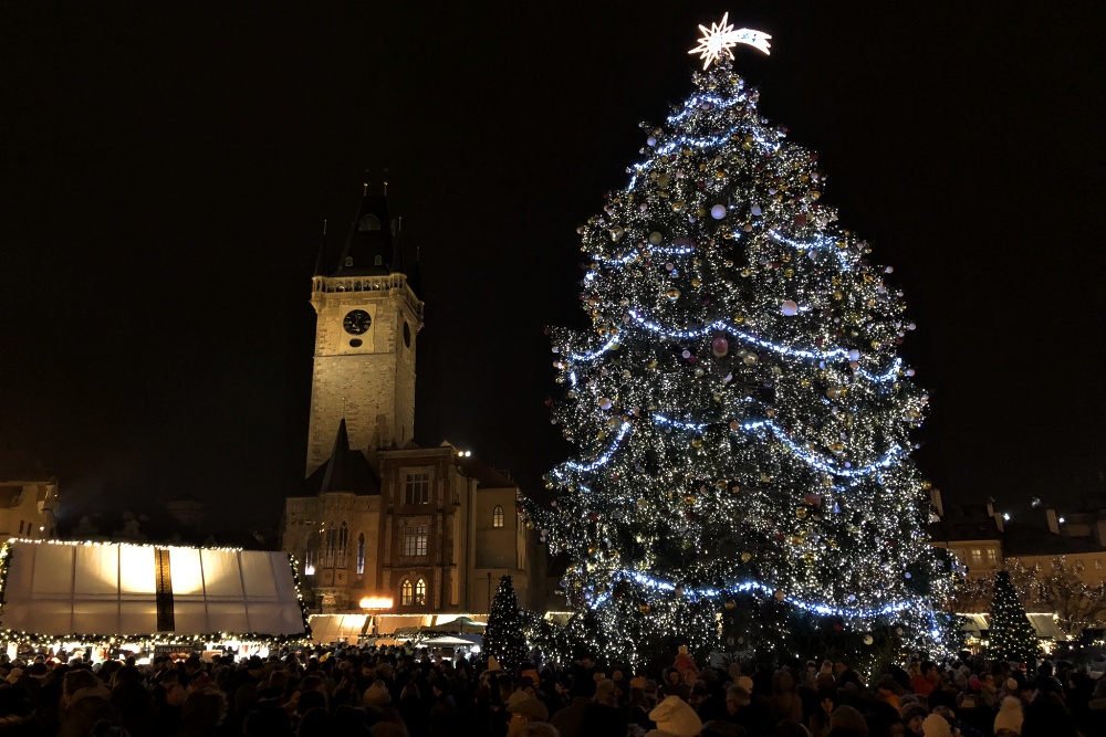 Vánoční trhy a návštěva Staroměstské radnice