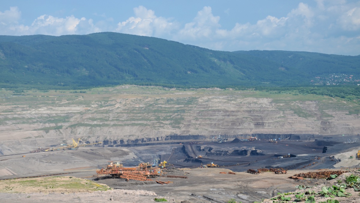 Krušnohorská krajina poznamenaná těžbou uhlí (Honza)