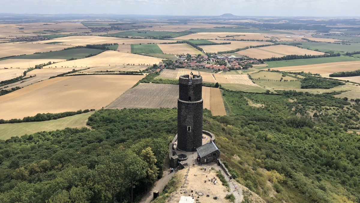 Hazmburk - výhled z věže (Honza)